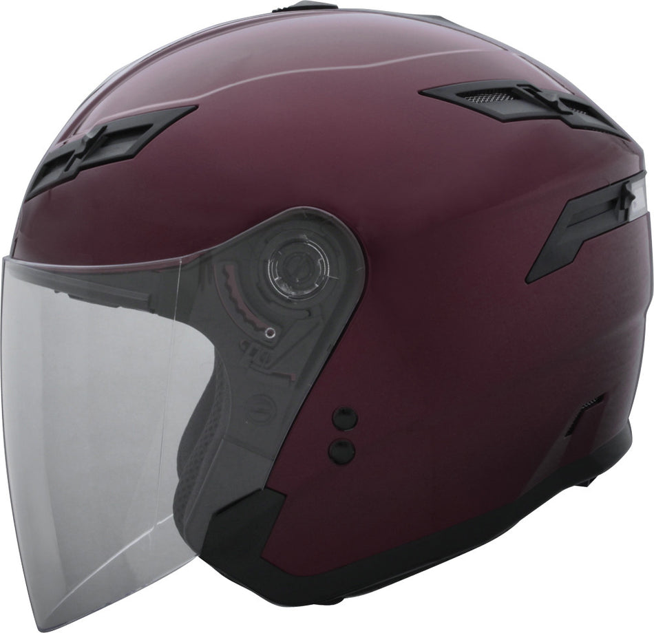 GMAX Gm-67 Open Face Helmet Wine Red 2x G3670108