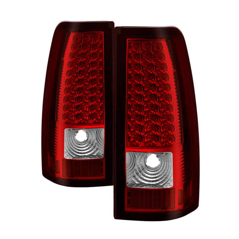 Xtune Chevy Silverado 1500/2500/3500 99-02 LED Tail Lights Red Clear ALT-ON-CS99-LED-RC 5008831