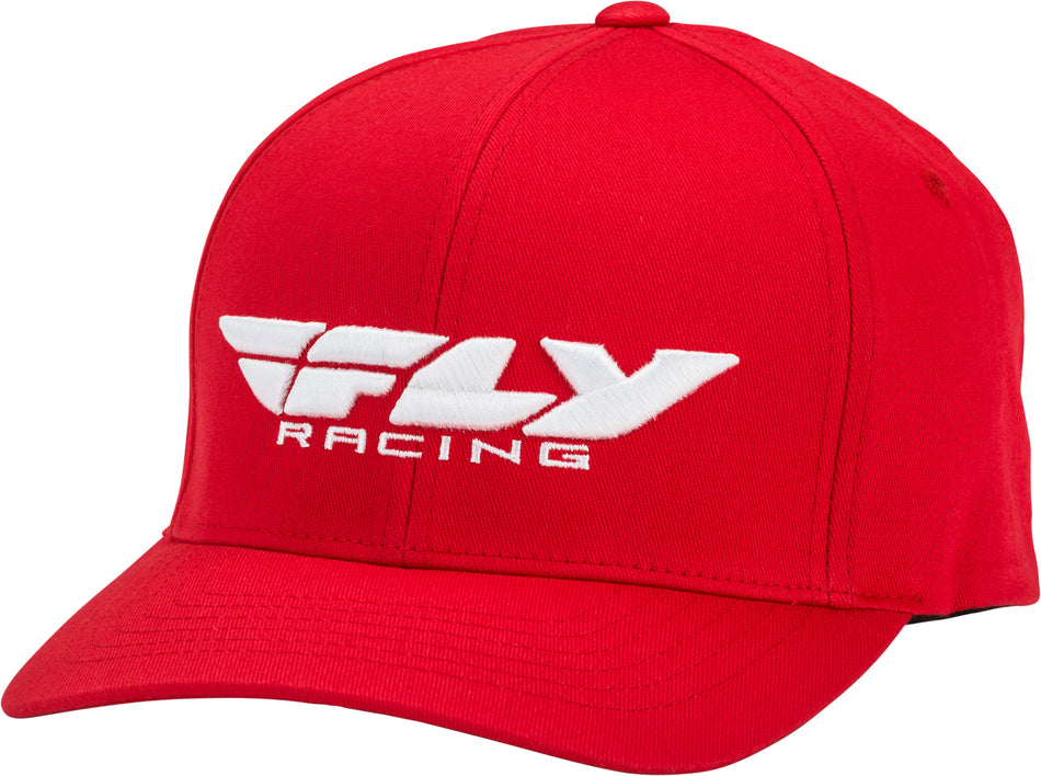 FLY RACING Fly Podium Hat Red Lg/Xl 351-0386L