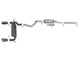 aFe Rebel Series 2.5in 409 SS Cat-Back Exhaust w/ Black Tips 2007+ Jeep Wrangler (JK) V6 3.6L/3.8L 49-48062-B