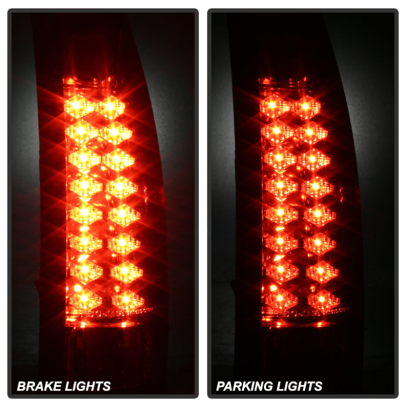 Spyder Chevy C/K Series 1500 88-98/Blazer 92-94 LED Tail Lights Red Clear ALT-YD-CCK88-LED-RC 5001375