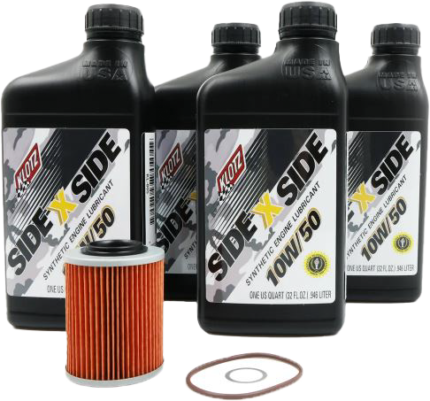 KLOTZSide X Side Oil Change Kit 10w50 With Oil Filter Can-AmKU-105