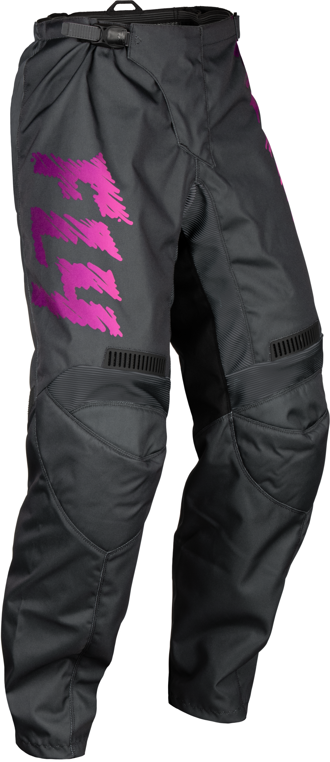 FLY RACING Youth F-16 Pants Grey/Charcoal/Pink Sz 18 377-23018