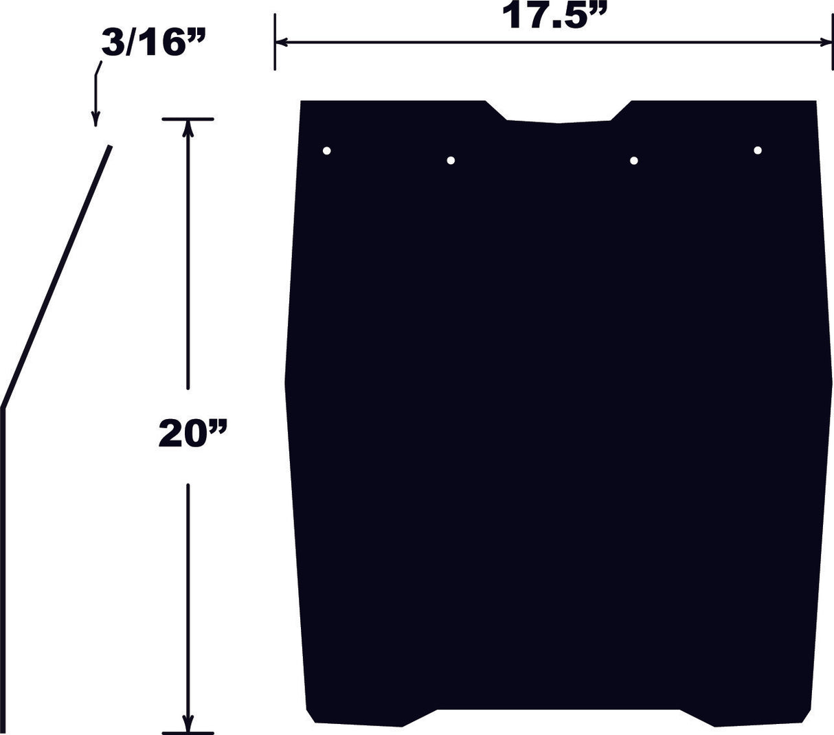 PDPSnowflap Ski Doo Xm/Xs 2013+SF-XMS13PB