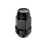 McGard Hex Lug Nut (Cone Seat Bulge Style) M14X1.5 / 22mm Hex / 1.945in. Length (4-Pack) - Black 64034