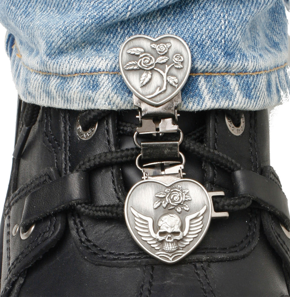 RYDER CLIPS Laced Boot Type (Heart/Skull) HSL-FC