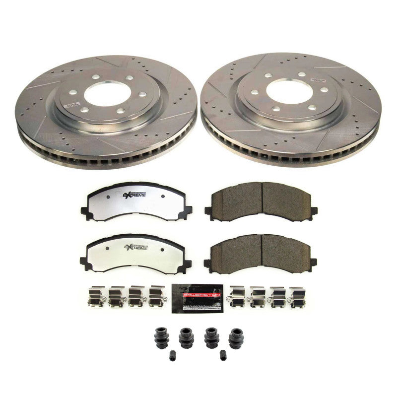 Power Stop 2022 Lincoln Navigator Front Z36 Truck & Tow Brake Kit K8744-36