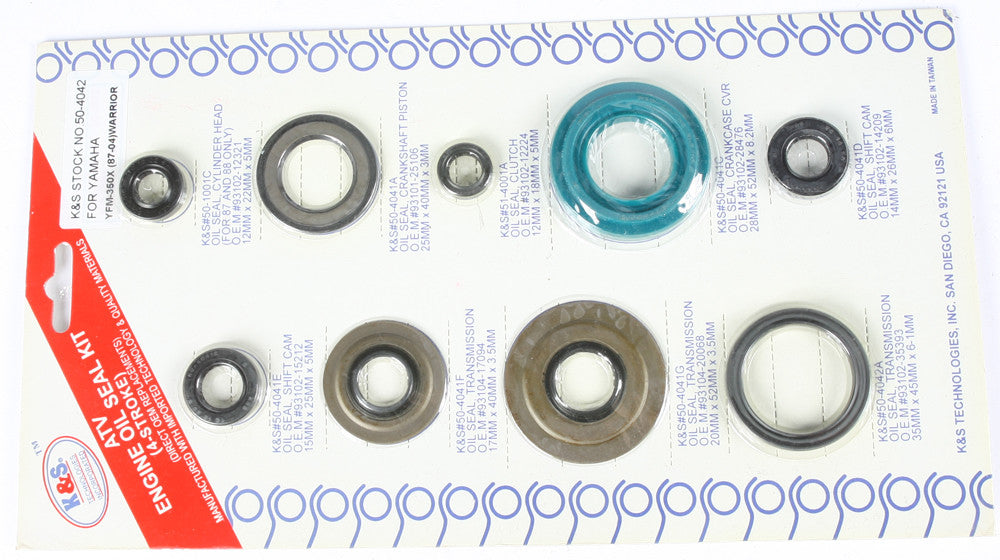 K&SEngine Oil Seal Kit50-4042