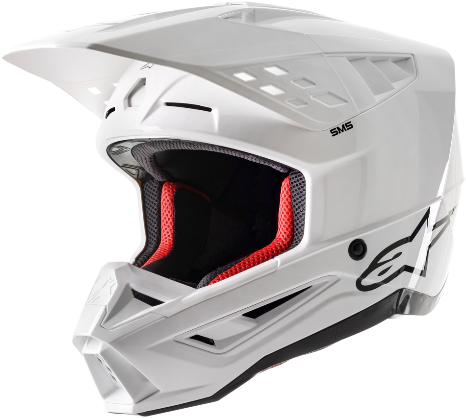 ALPINESTARS S-M5 Solid Helmet White Glossy Xs 8303123-2180-XS