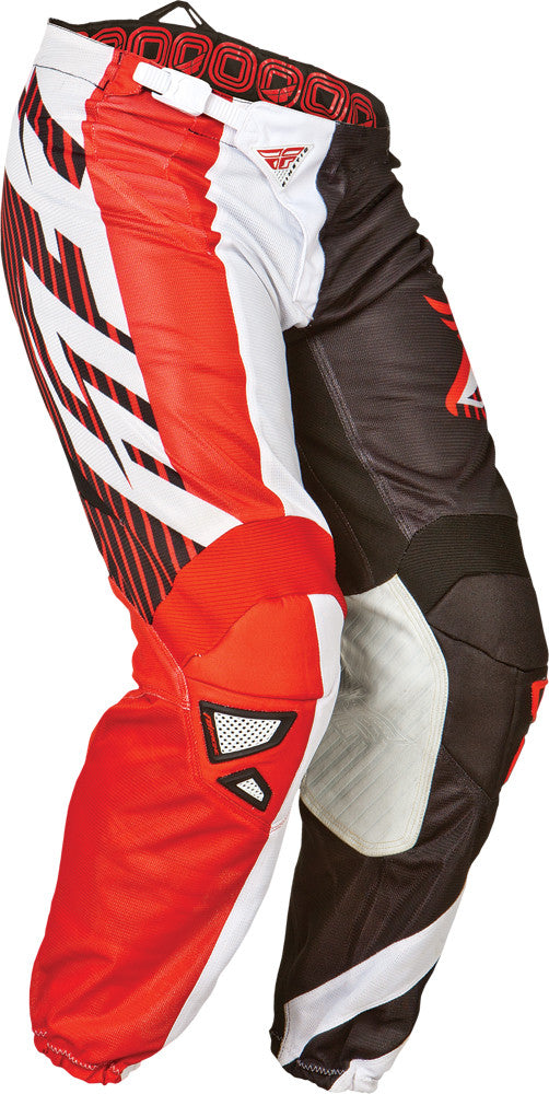 FLY RACING Kinetic Mesh-Tech Division Pant Red/Black Sz 26 368-33226