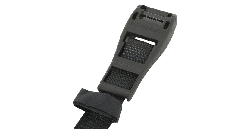 Rhino-Rack Rapid Tie Down Straps w/Buckle Protector - 3.5m/11.5ft - Pair - Black RTD35P