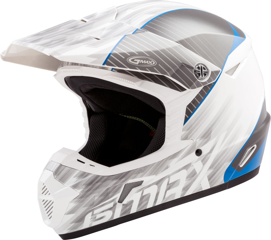 GMAX Mx-46 Off-Road Colfax Helmet White/Blue 2x G3462248