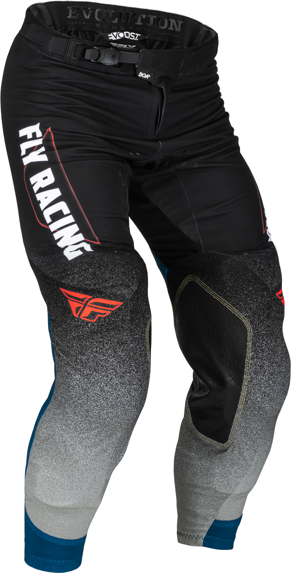 FLY RACING Evolution Dst Pants Black/Grey/Blue Sz 36 376-13136