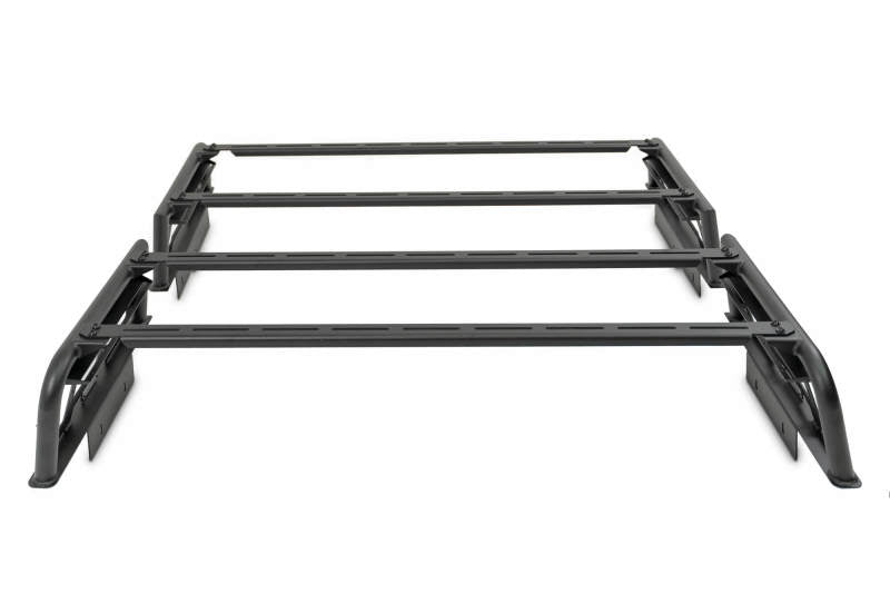 DV8 Offroad 07-23 Toyota Tundra / 09-23 Ford F150 Raptor MTO Series Bed Rack -  2pc Adj. RRUN-03