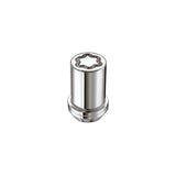 McGard Wheel Lock Nut Set - 4pk. (Tuner / Cone Seat) M12X1.5 / 13/16 Hex / 1.24in. Length - Chrome 25257