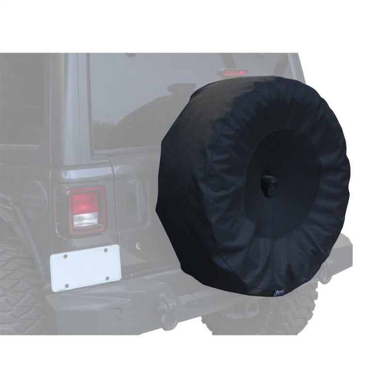 Rampage 2018-2019 Jeep Wrangler(JL) Sport 2-Door Tire Cover w/Cam Slot 33in -35in - Black 773565