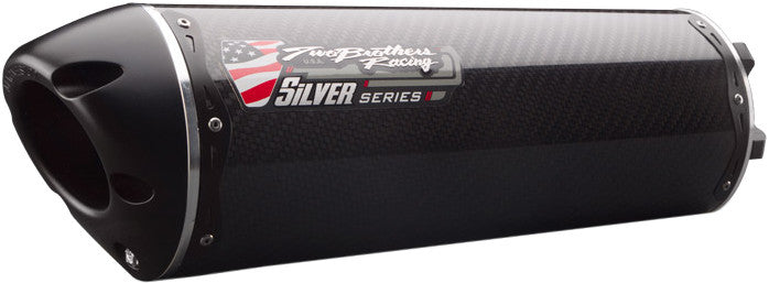 TBR M-2 Silver Series Slip-On Exhaust System (Carbon Fiber) 005-3660405V-S