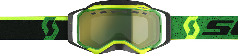 SCOTT Goggle Prospect Snow Green/Black W/Yellow Chrome 262581-1089325