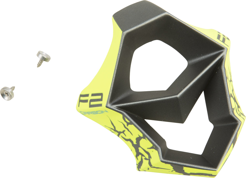 FLY RACING F2 Fracture Mouthpiece Grey/Hi-Vis 73-46357
