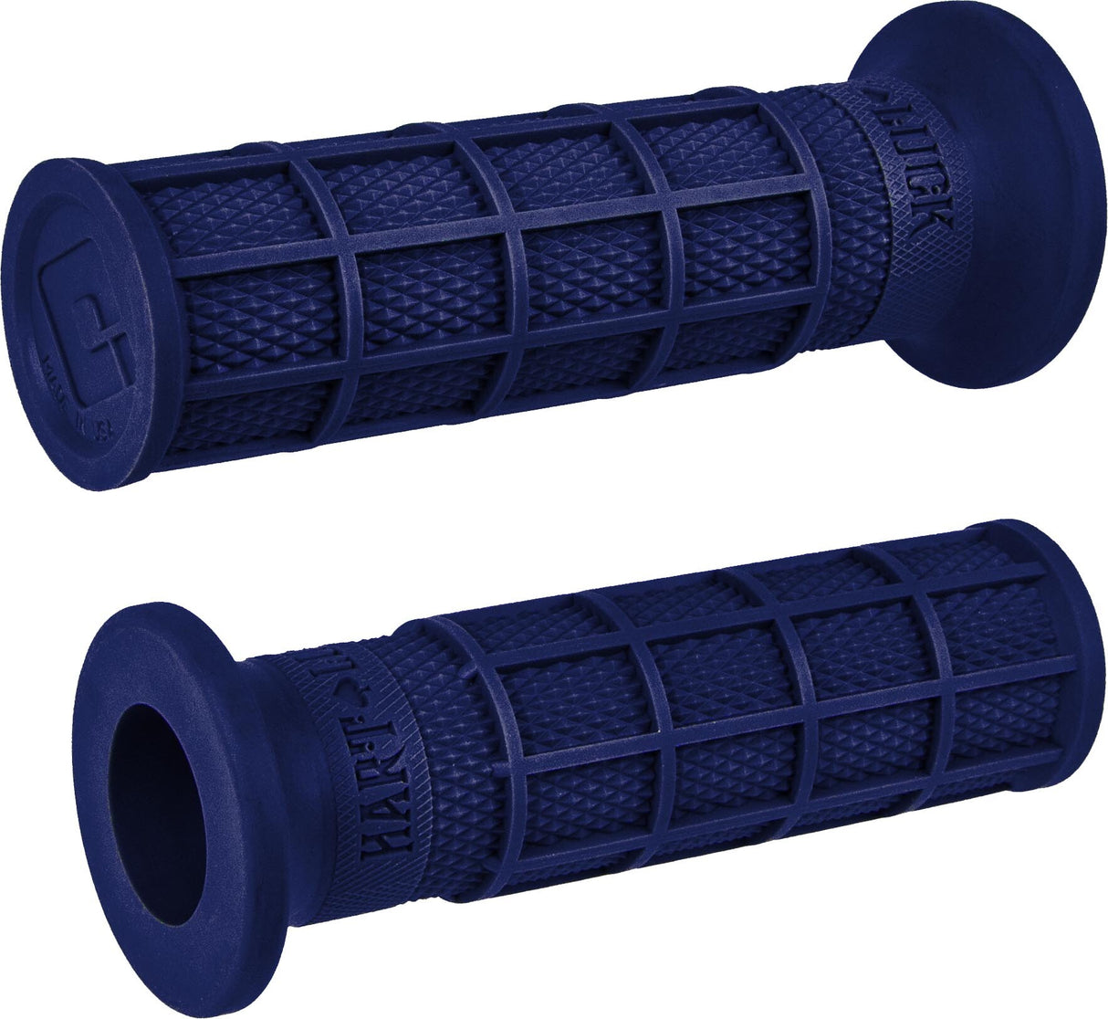 ODISingle Ply Waffle Grips Vtwin Dark BlueV02FWDU