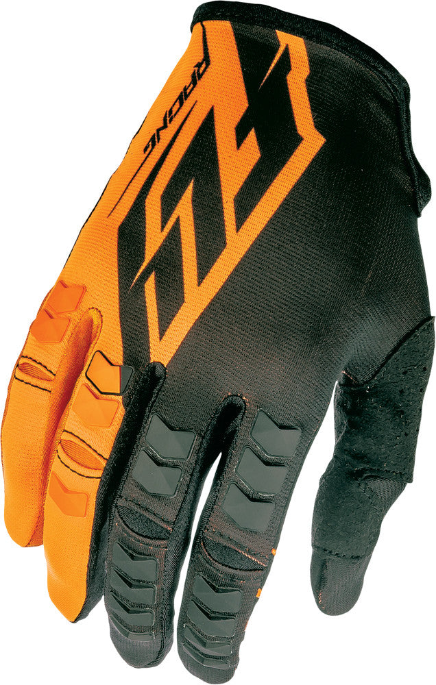 FLY RACING Kinetic Gloves Flo. Orange/Black Sz 3 369-41703