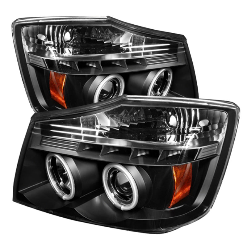 Spyder Nissan Titan 04-14/Armada 04-07 Projector Headlights CCFL Halo LED Blk PRO-YD-NTI04-CCFL-BK 5030207