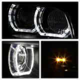 Spyder 08-10 BMW F92 3 Series Projector Headlights - LED DRL - Black (PRO-YD-BMWE9208-DRL-BK) 5085184