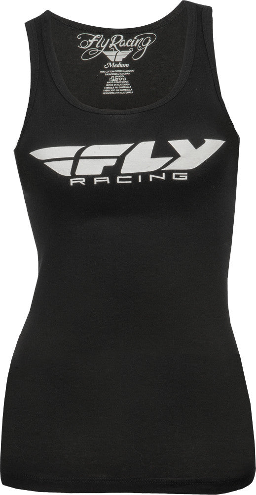 FLY RACING Fly Women's Corporate Tank Black Md 356-6130M