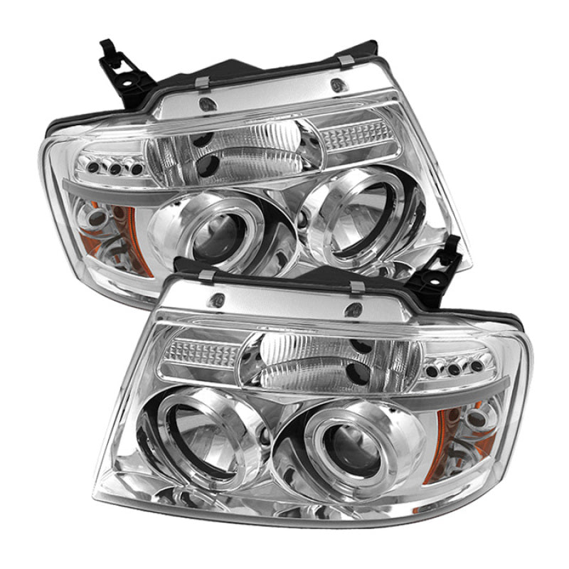 Spyder Ford F150 04-08 Projector Headlights Version 2 LED Halo LED Chrm PRO-YD-FF15004-HL-G2-C 5010216