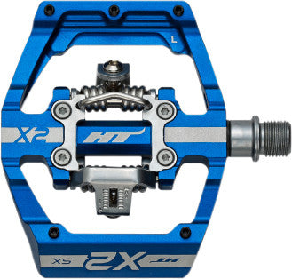 HT COMPONENTS Xs-Sx Bmx Pedals Blue 85x94x14mm Cleat Included 102001X2SX125101