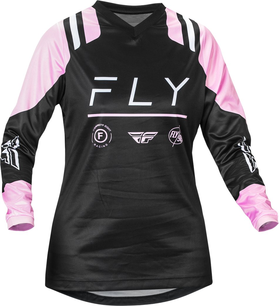 FLY RACING Women's F-16 Jersey Black/Lavender 2x 377-8212X