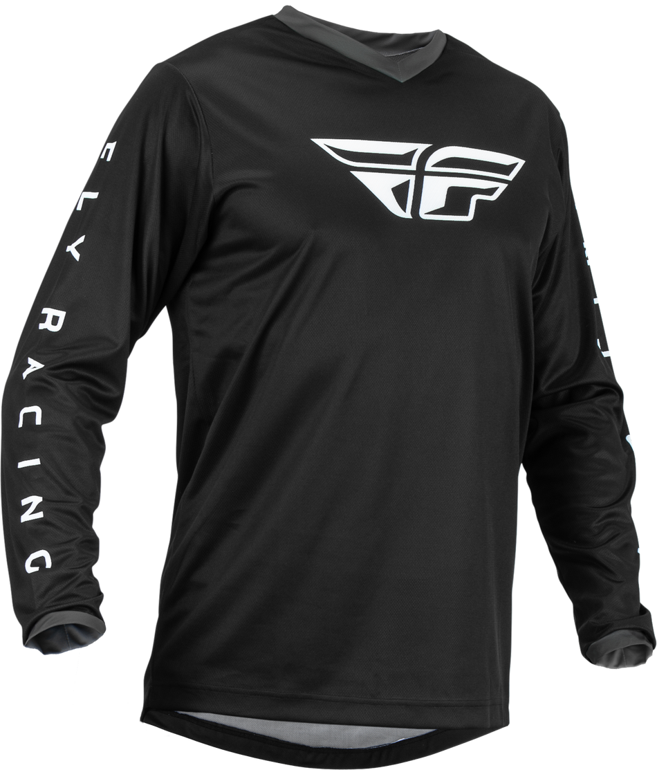 FLY RACING F-16 Jersey Black/White Md 376-921M