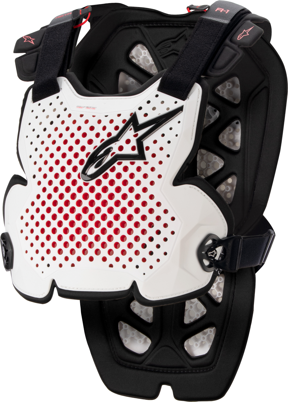 ALPINESTARS A-1 Chest Protector White/Black/Red Md/Lg 6700123-213-M/L