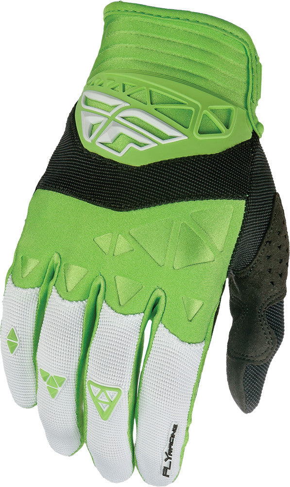 FLY RACING F-16 Gloves Green/White Sz 1 369-91501