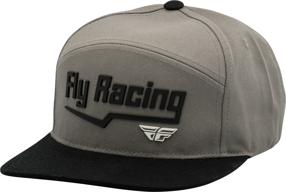 FLY RACING Fly Flash Hat Light Grey/Black 351-0043