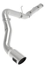 aFe ATLAS 5in DPF-Back Alum Steel Exhaust System w/Polished Tip 19-20 Ram Diesel Trucks L6-6.7L (td) 49-02078-P