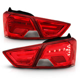 ANZO 14-18 Chevrolet Impala LED Taillights Red/Clear 321346