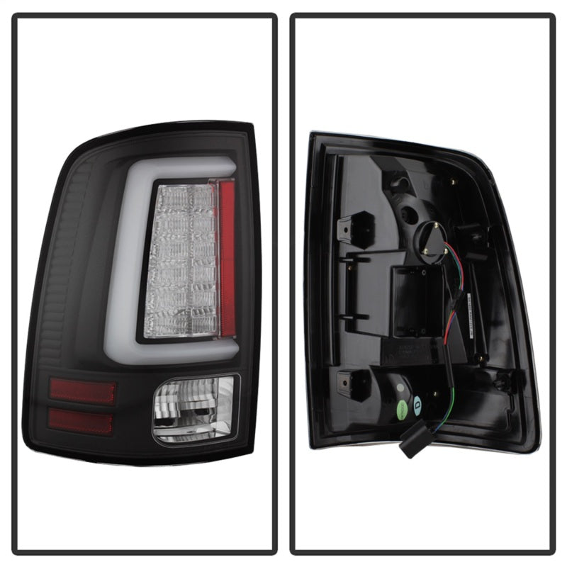 Spyder Dodge Ram 2013-2014 Light Bar LED Tail Lights - Black ALT-YD-DRAM13V2-LED-BK 5084057