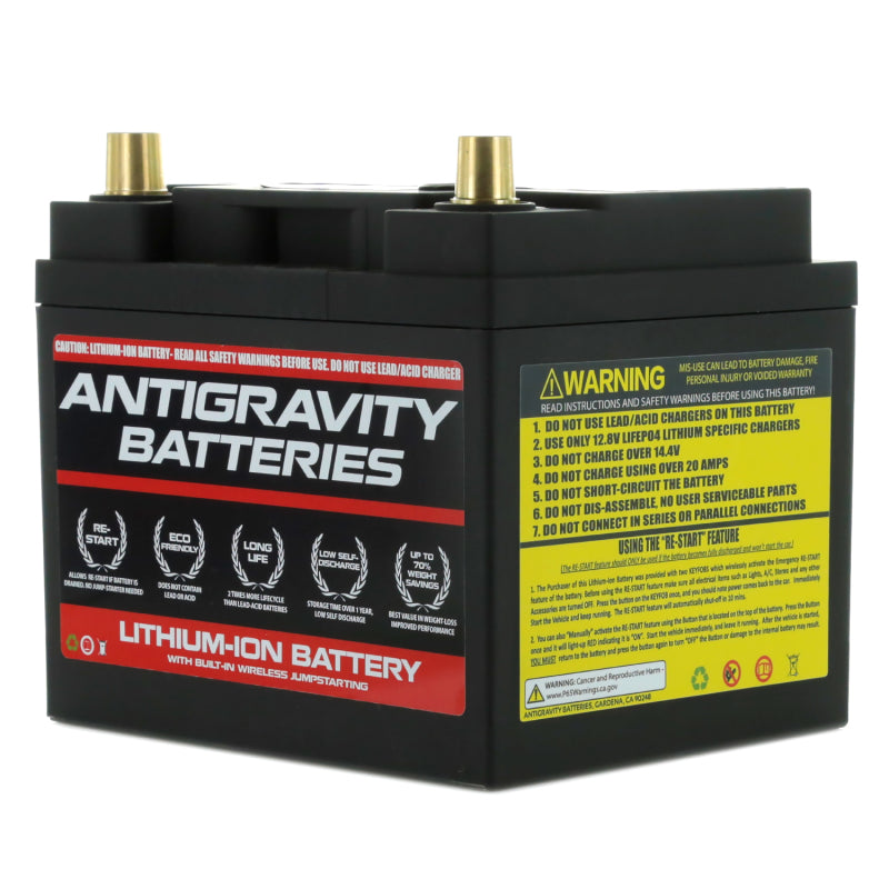 Antigravity Group 26 Lithium Car Battery w/Re-Start AG-26-20-RS