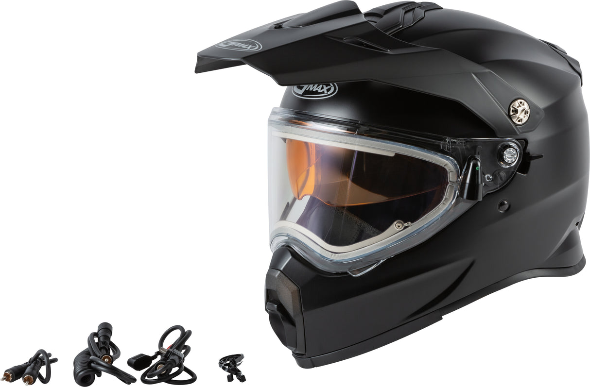 GMAX At-21s Snow Helmet W/Electric Shield Matte Black 2x G4210078