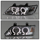 Spyder BMW Z3 96-02 Projector Headlights LED Halo Chrome High H1 Low H1 PRO-YD-BMWZ396-HL-C 5009098