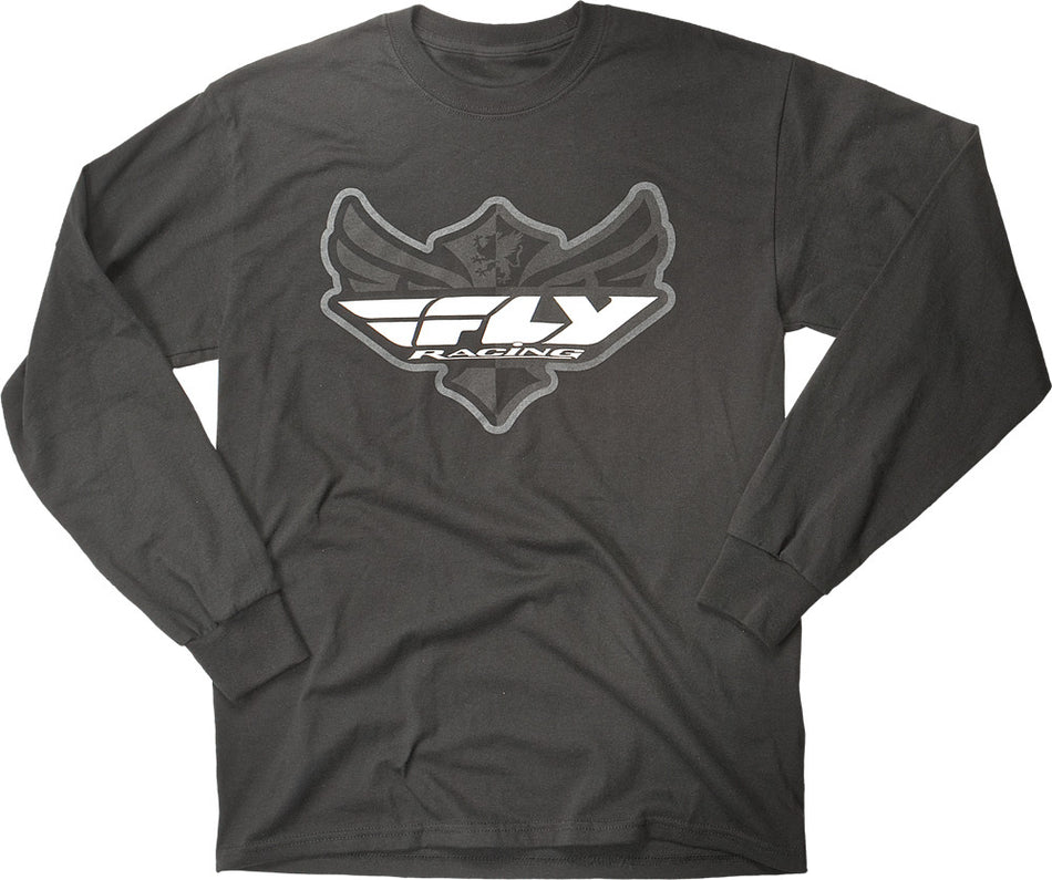 FLY RACING Logo Long Sleeve Tee Black Yl 352-4010YL