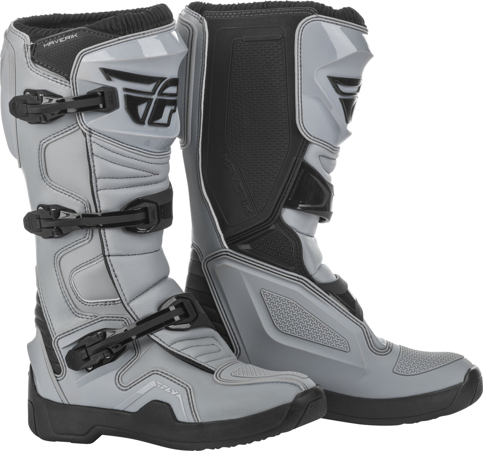 FLY RACING Maverik Boots Grey/Black Sz 07 364-68007