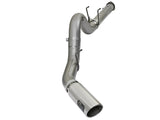 aFe LARGE BORE HD 5in 409-SS DPF-Back Exhaust w/Polished Tip 2017 Ford Diesel Trucks V8 6.7L (td) 49-43090-P