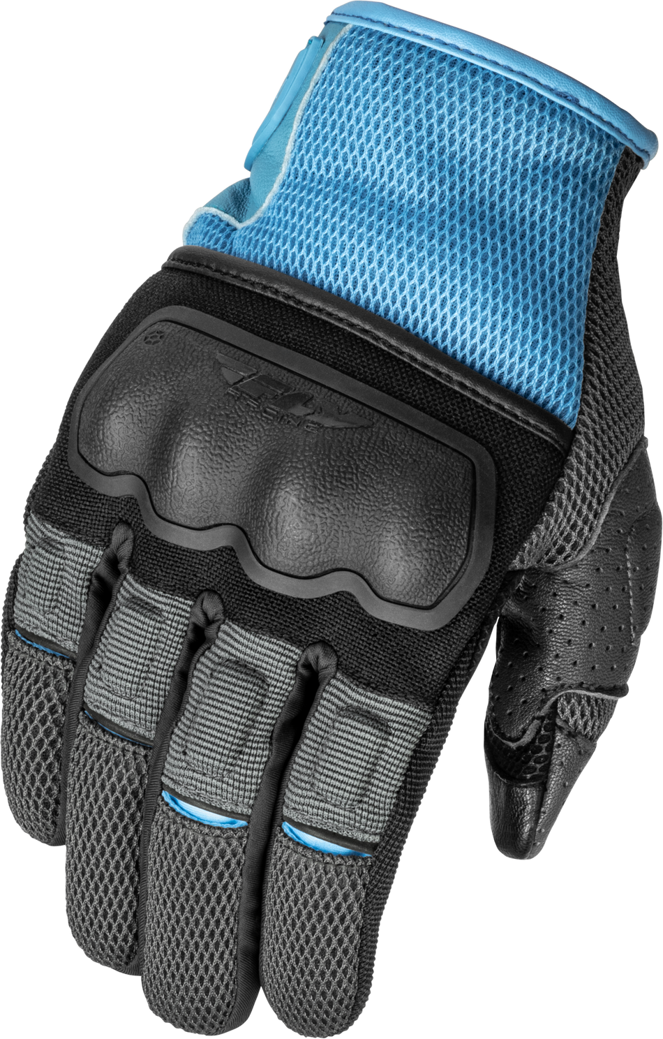 FLY RACING Women's Coolpro Force Gloves Grey/Blue 2x 476-63032X
