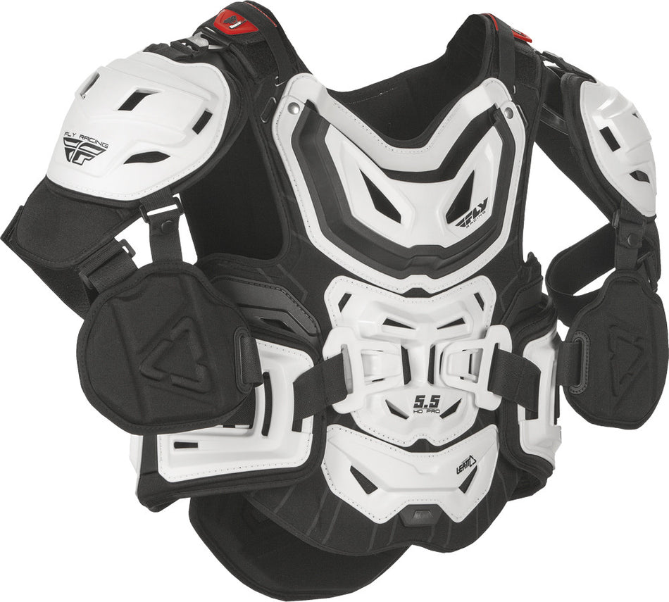FLY RACING 5.5 Hd Pro Chest Protector (White) 5.5 HD PRO WHT ADLT.