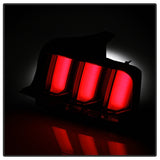 Spyder 05-09 Ford Mustang (Red Light Bar) LED Tail Lights - Black ALT-YD-FM05V3-RBLED-BK 5086716