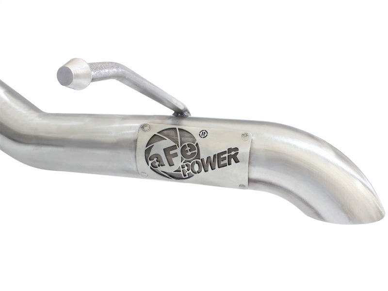 aFe MACHForce XP 2.5in SS-409 Cat-Back Exhaust 07-16 Jeep Wrangler (JK) V6-3.6L/3.8L (2-4 Door) 49-48055