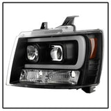 Spyder 07-14 Chevy Suburban/1500/2500/Tahoe V2 Projector Headlights Blk PRO-YD-CSUB07V2-DRL-BK 5082565