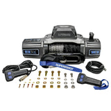 Superwinch 12000 LBS 12V DC 3/8in x 80ft Synthetic Rope SX 12000SR Winch - Graphite 1712201